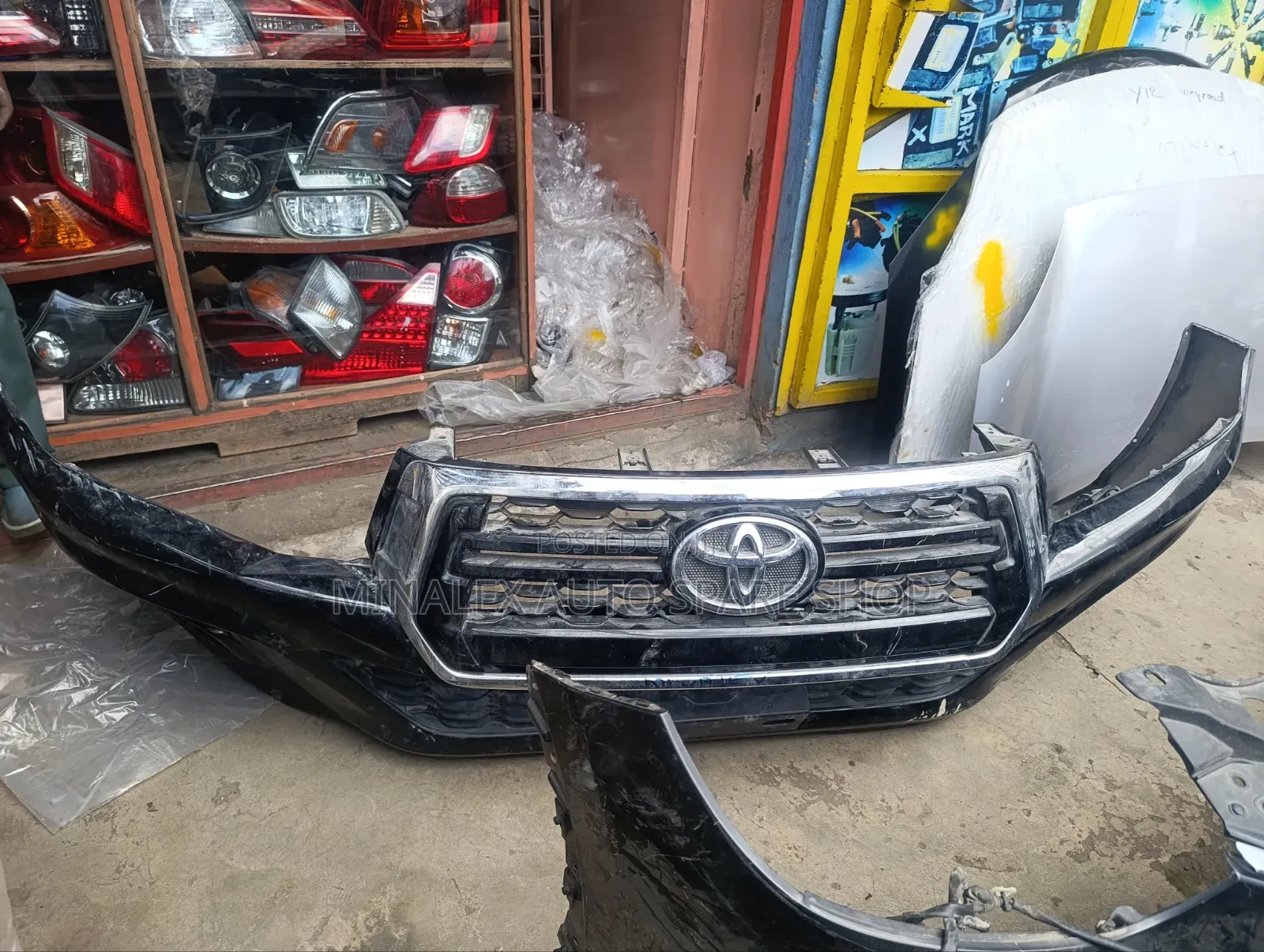 Toyota Vigo Year 2012 Front Bumper Complete With Foglights