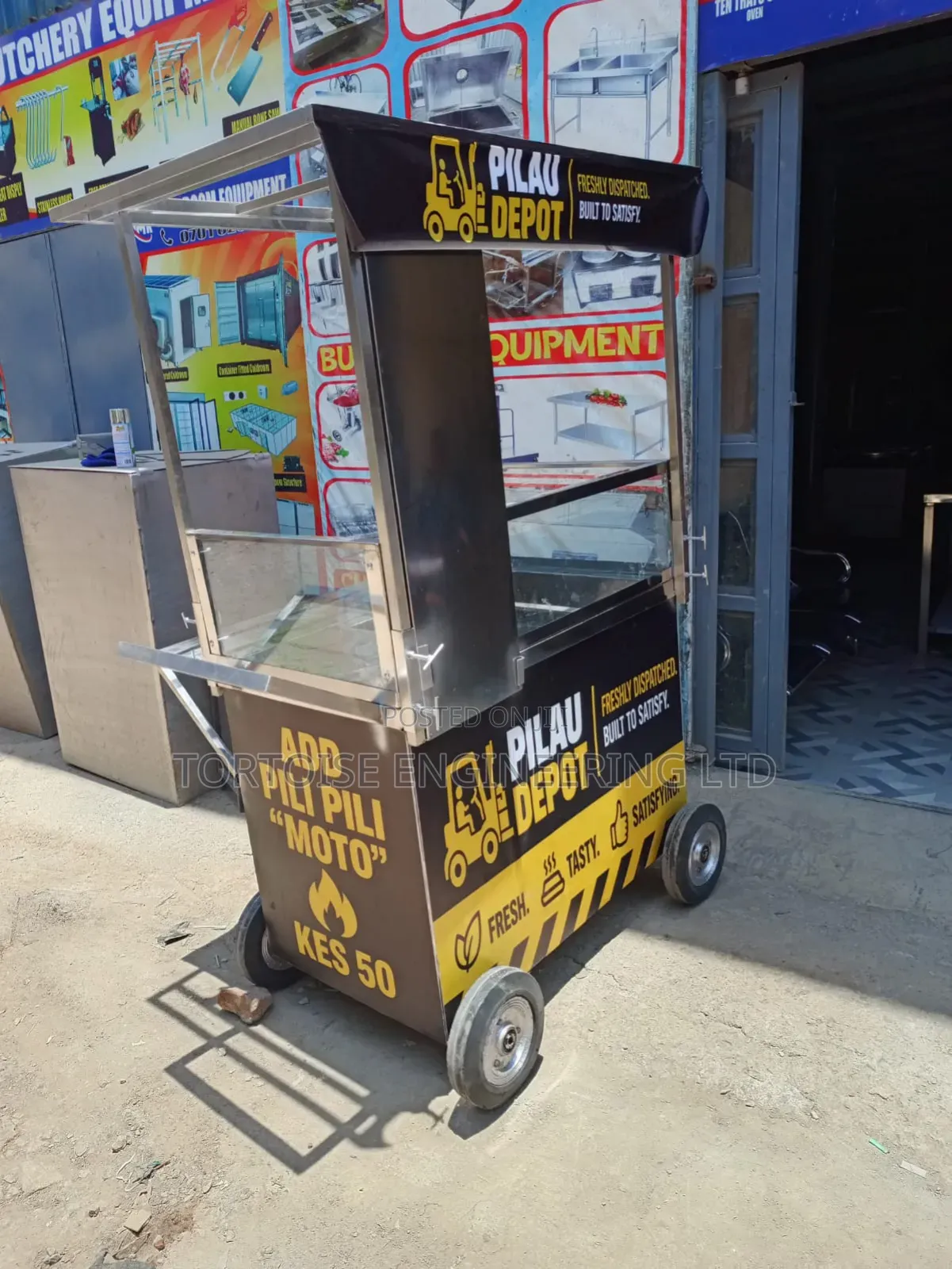 Stainless Steel Food Trolley Commercial