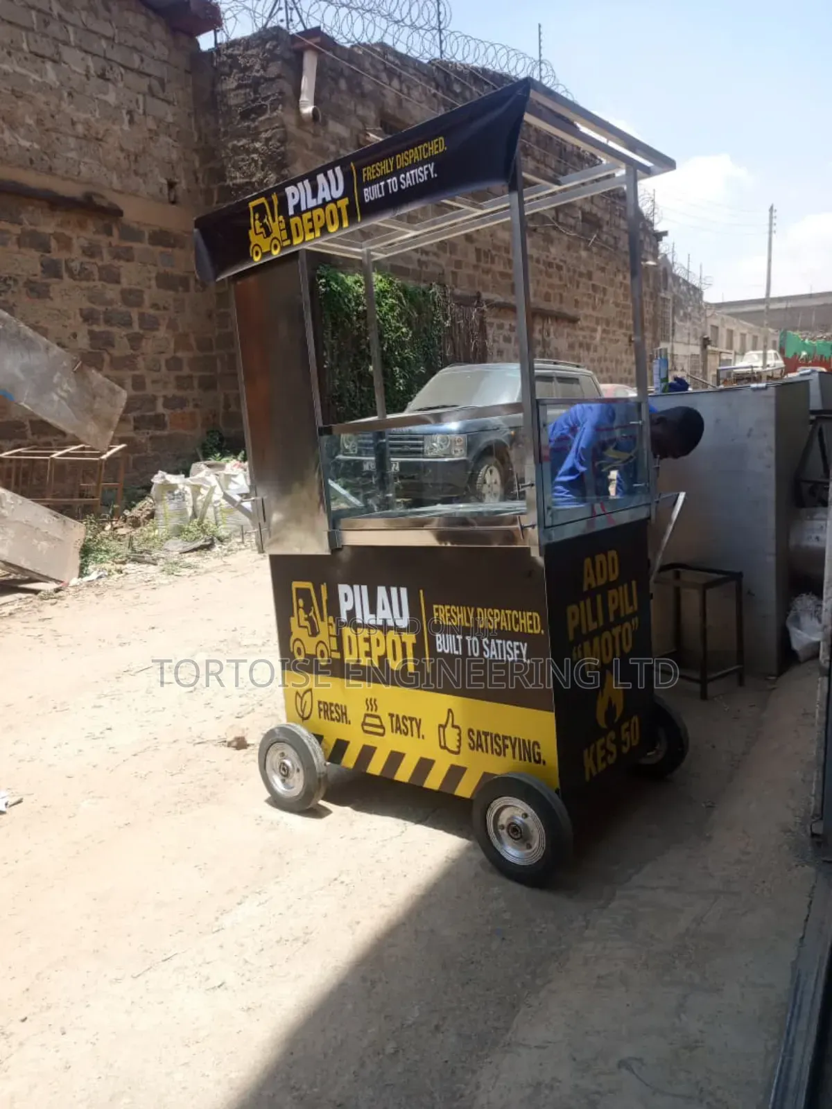 Stainless Steel Food Trolley Commercial