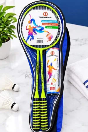 CHENGDELI 518 Badminton Racket Set – 2 Rackets + Shuttlecocks & Bag