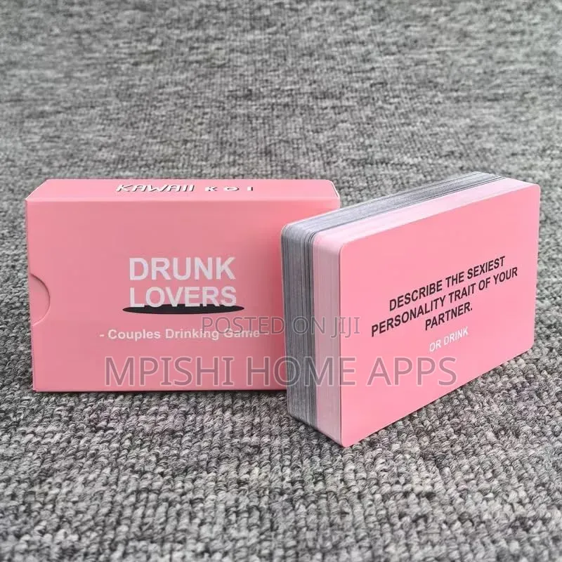Drunk Lovers Couples Drinking Game Cards
