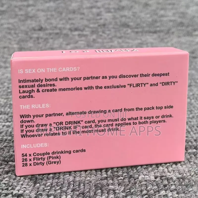 Drunk Lovers Couples Drinking Game Cards