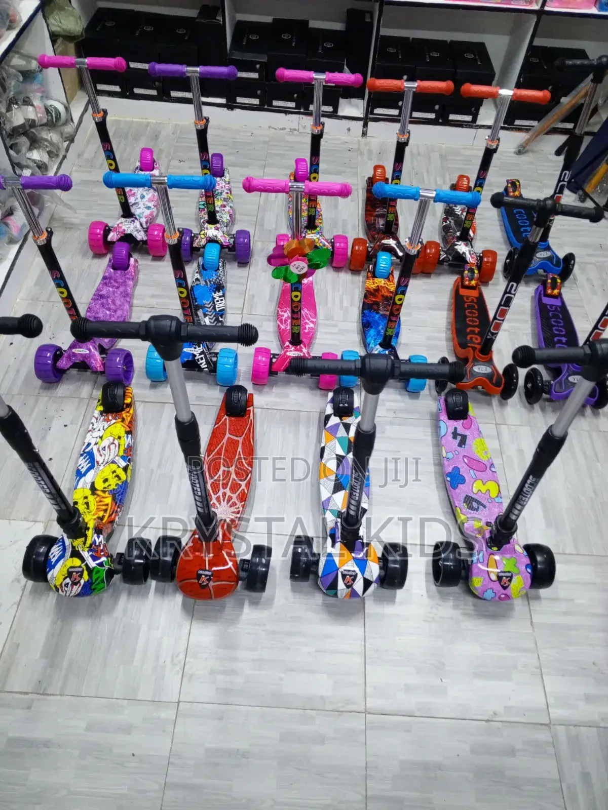 Graffiti LED Scooter
