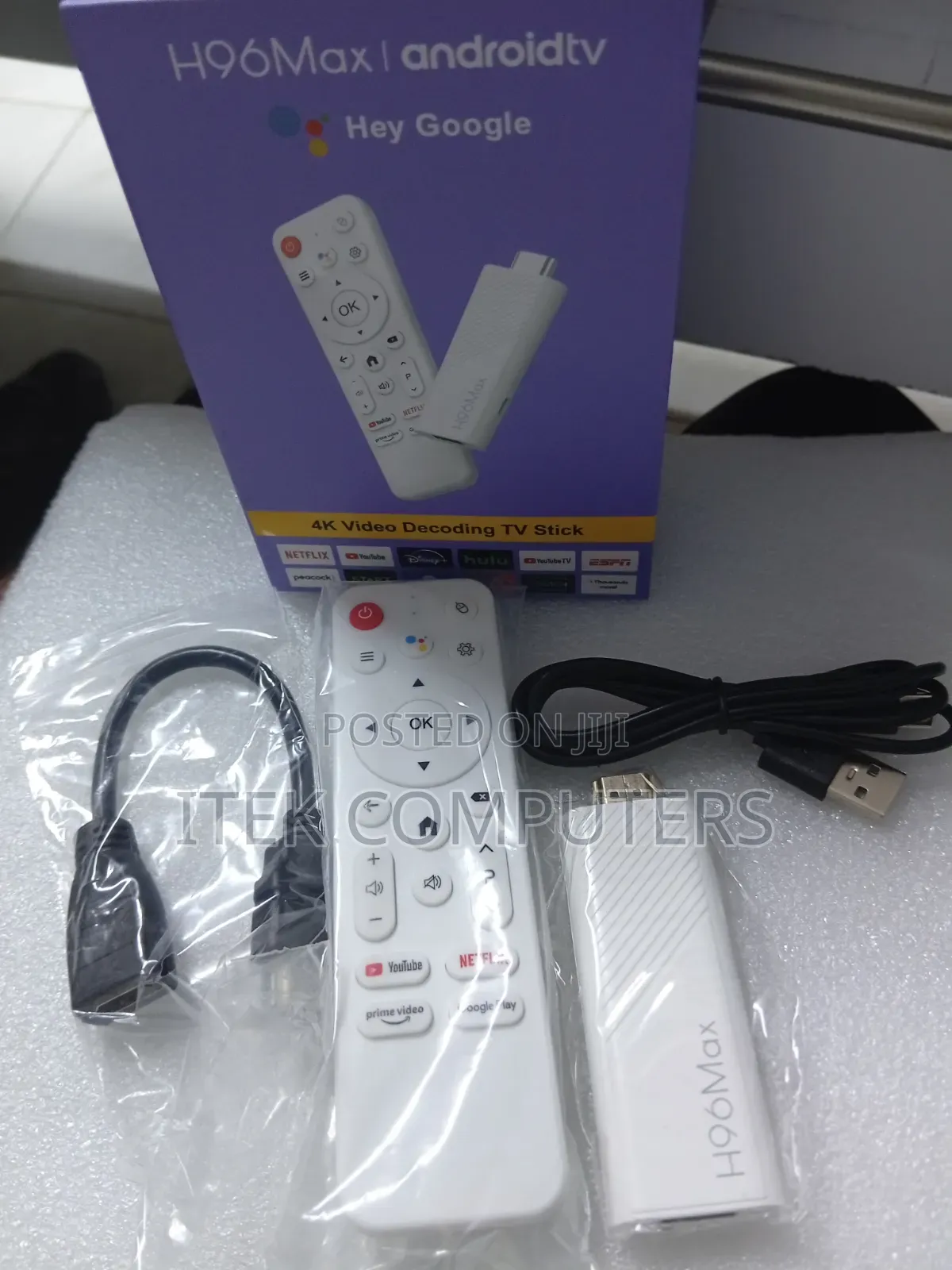 H96 Max Android TV Media Stick With 2GB RAM, 16GB and Remote