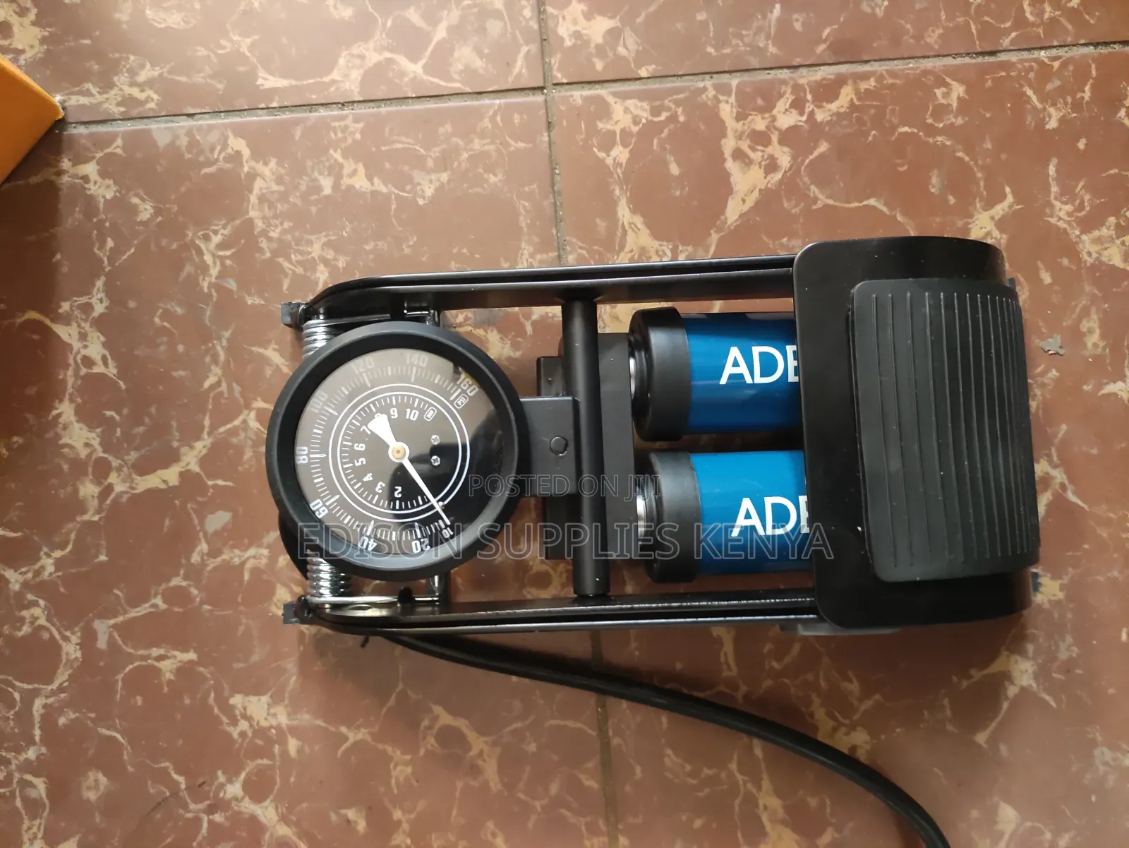 Foot Pump Adegso Double Cylinder 160PSI Bike Pumps Tire Wheel Bicycle