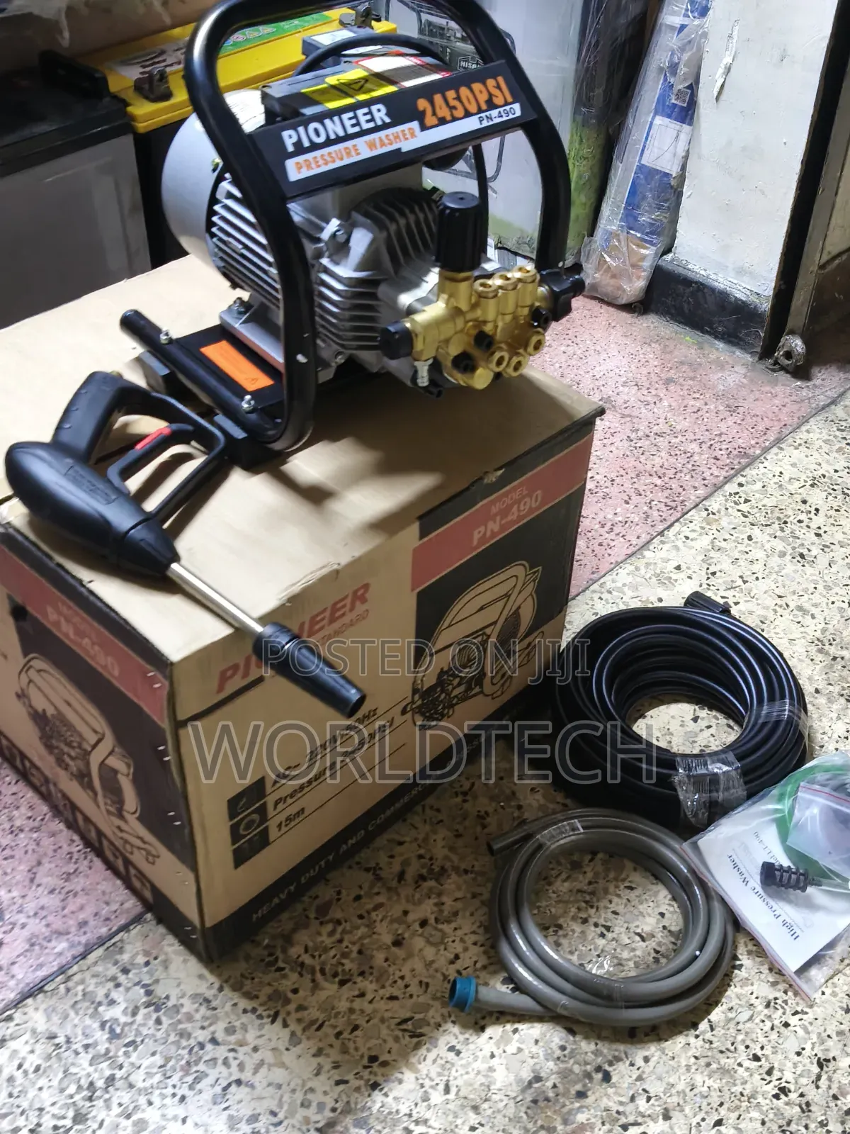 Pioneer 2450psi Electric Carwash/Heavyduty High Pressurewasher Machine