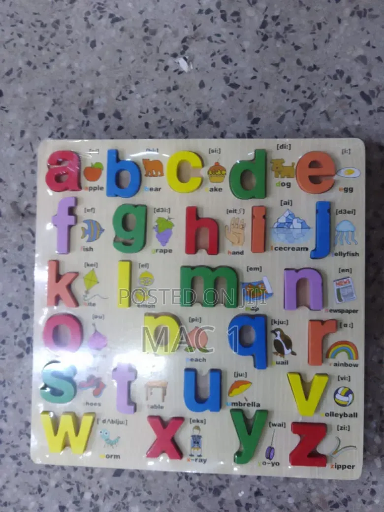 ABC Alphabet Learning Puzzle Board