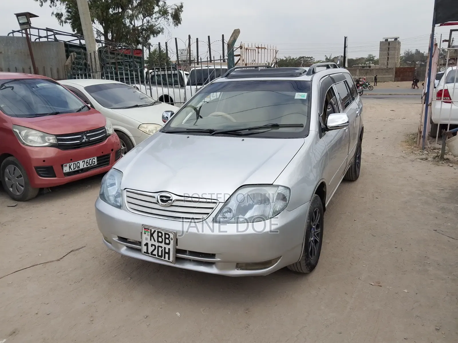 Toyota Corolla Fielder 2002 Silver
