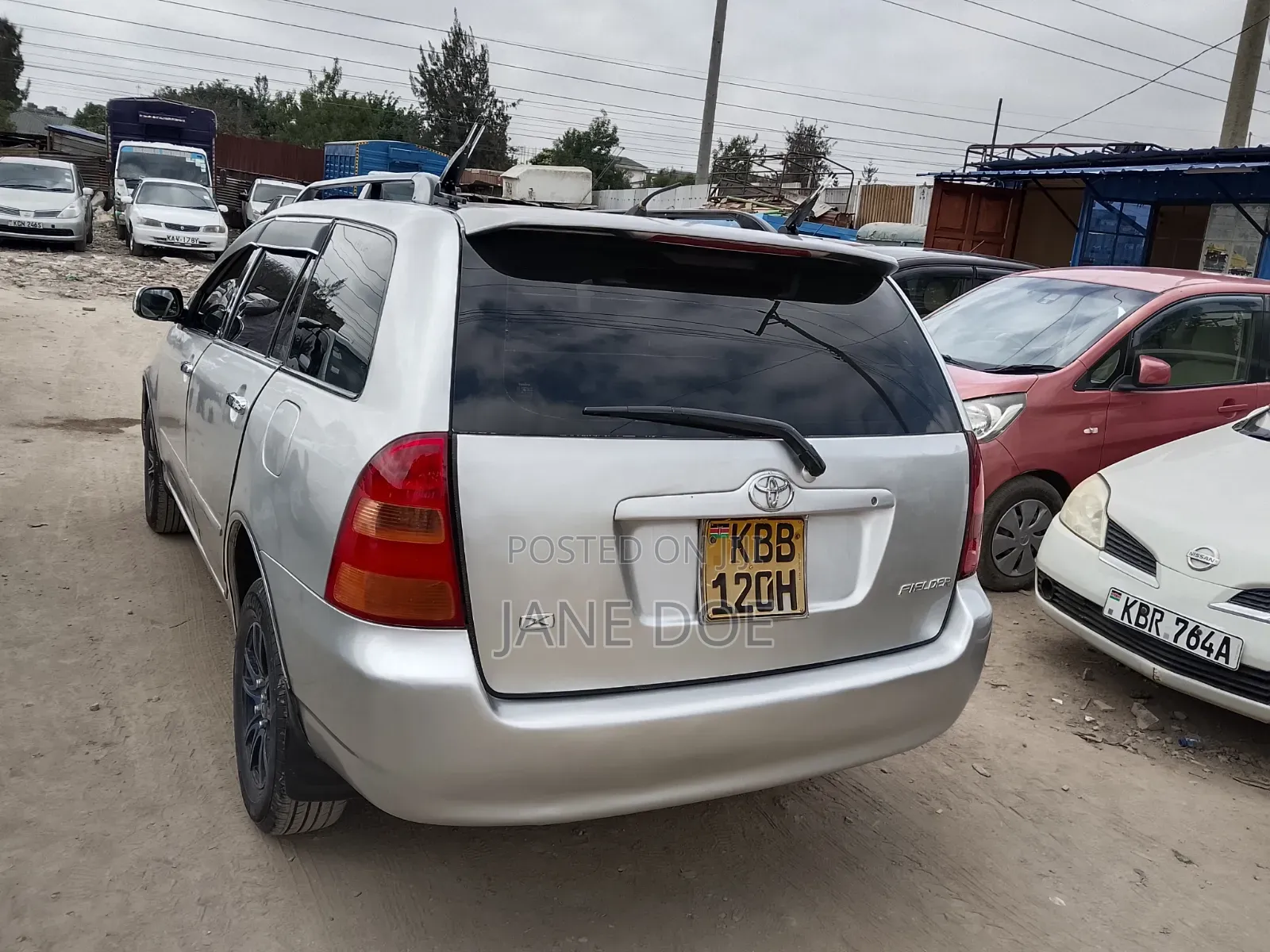 Toyota Corolla Fielder 2002 Silver