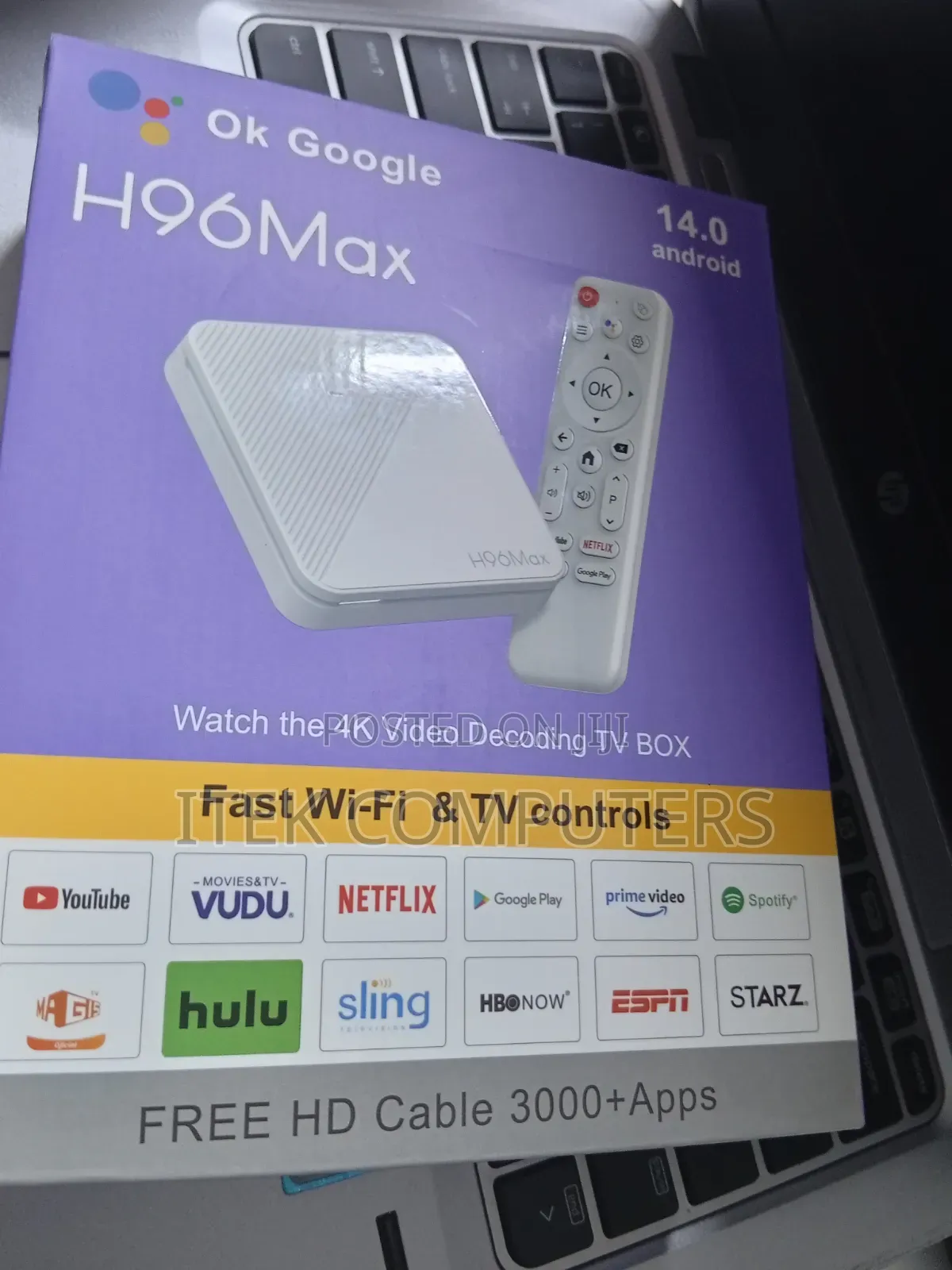 H96 Max Android 14 TV Box With 2GB RAM and 16GB ROM for StreamingMedia