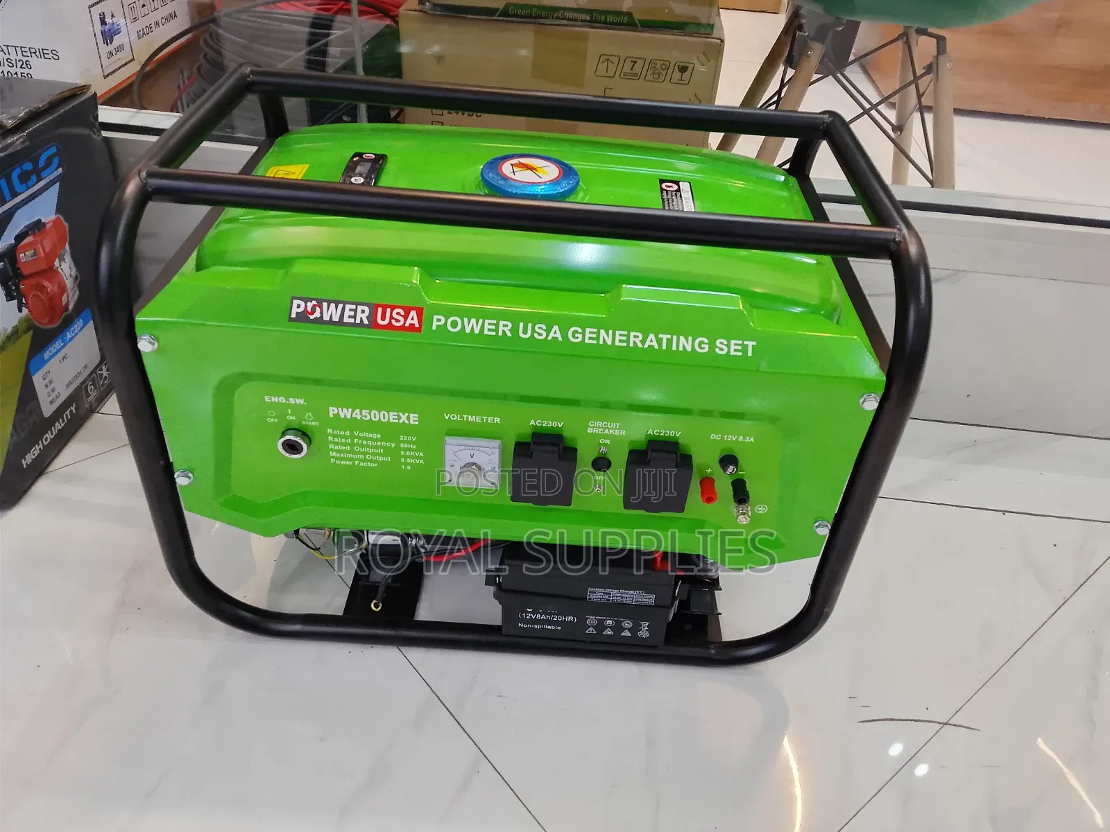 Power USA 5.5kva Petrol Generator Keystart