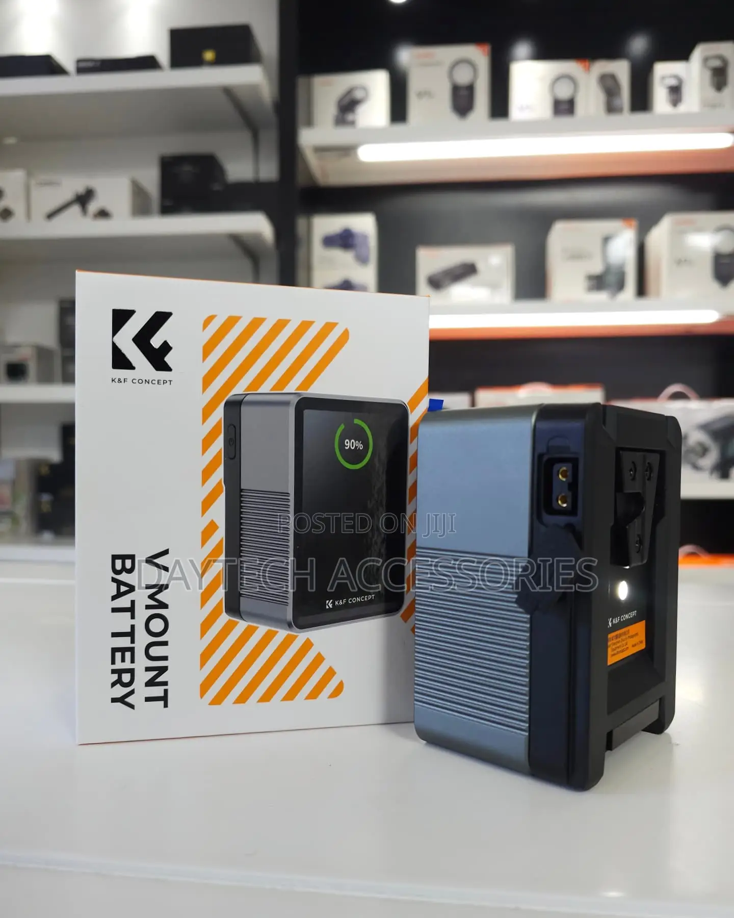 KF-V99 99Wh v-Mount Battery 100W PD Fast Charging (Lime Green)