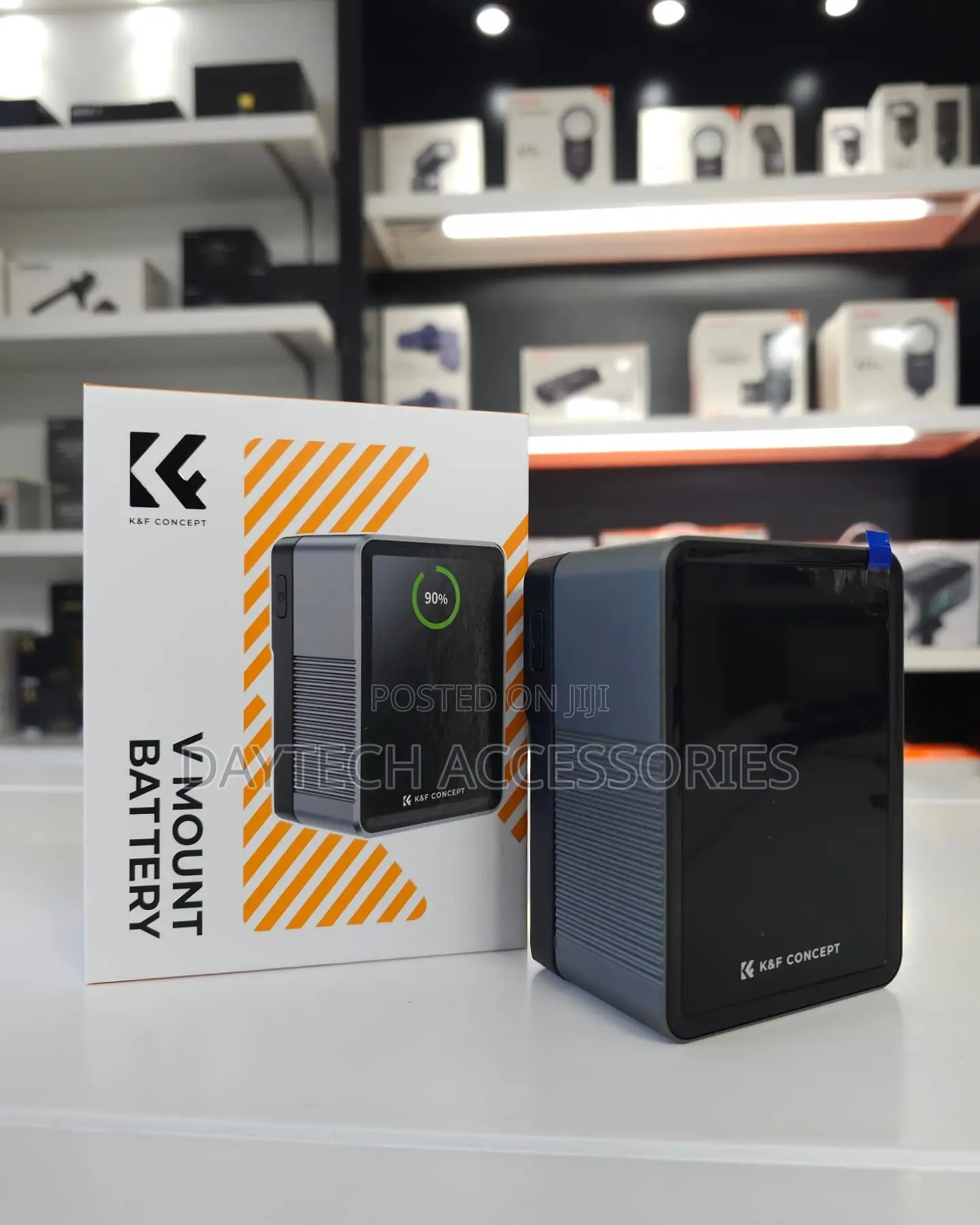 KF-V99 99Wh v-Mount Battery 100W PD Fast Charging (Lime Green)