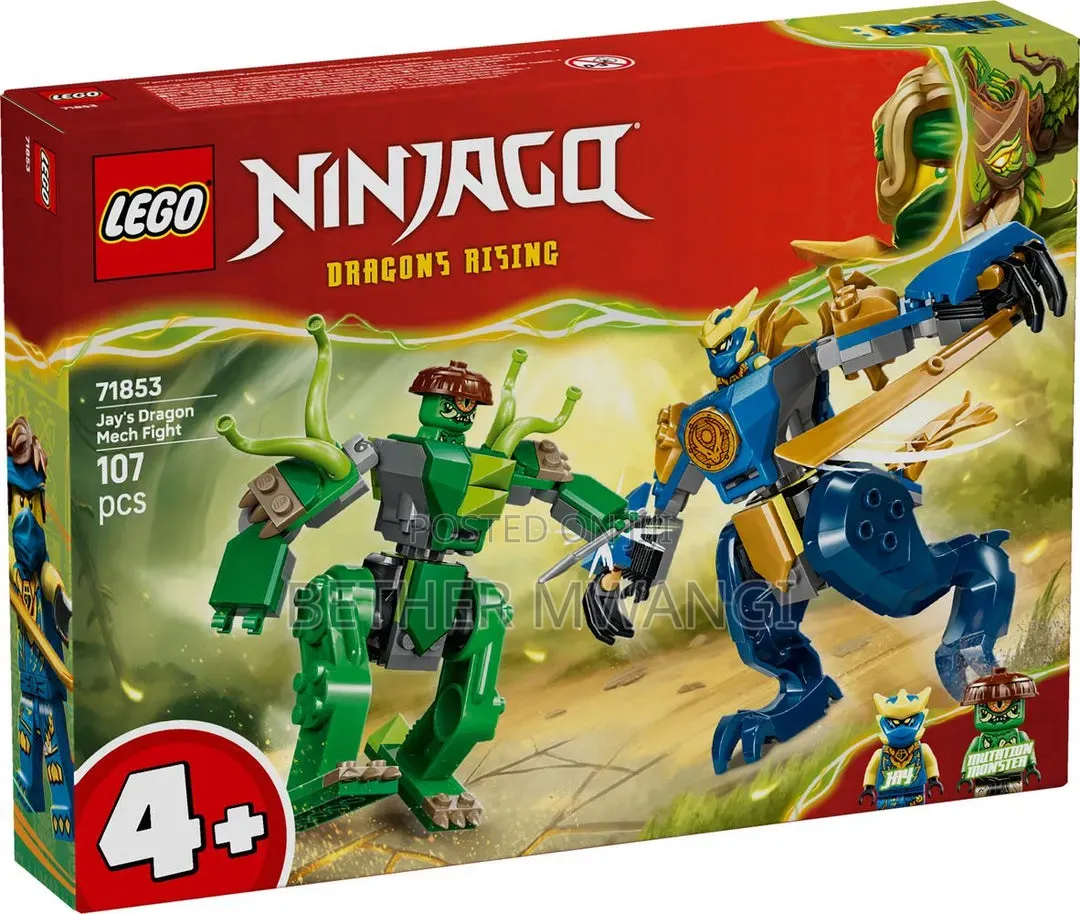 Ninjago Jay's Dragon Mech Fight in Kenya