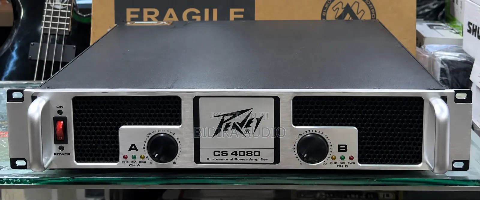 Peavey Cs 4080hz 2-Channel Power Amp | Heavy-Duty Studio Live