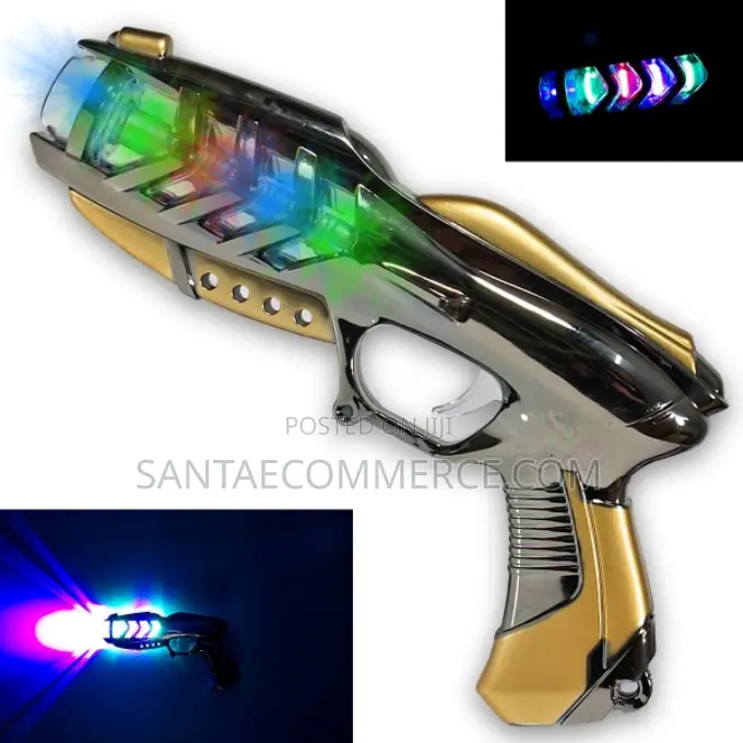 LED Light-Up Toy Gun Laser Blaster