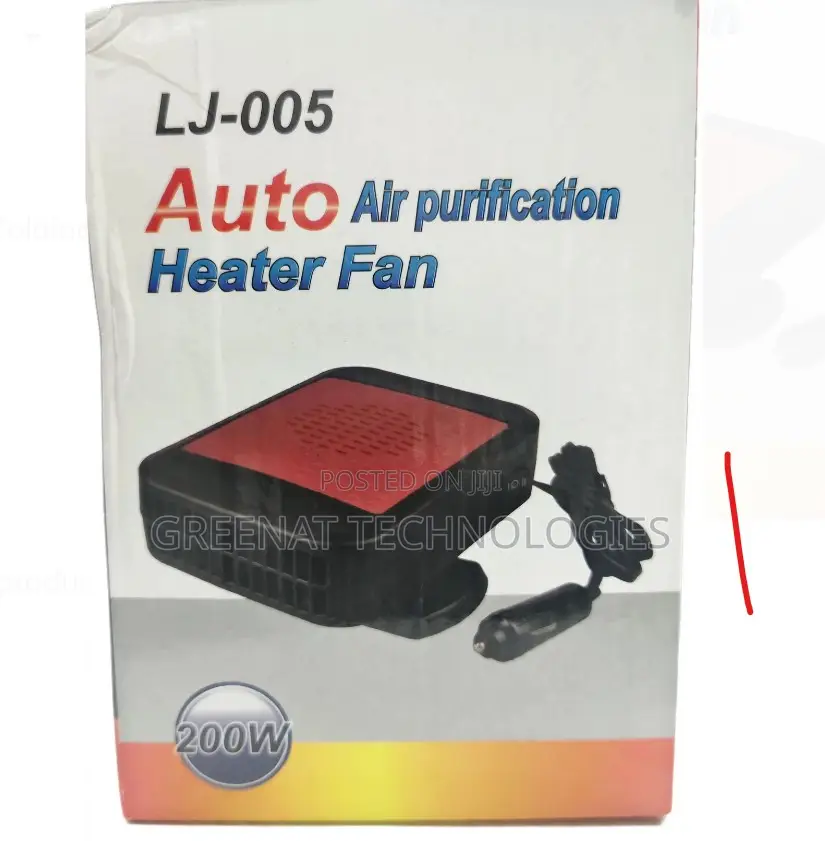 LJ-005 Auto Air Purification Heater Fan 200W 12V Car Heater Defroster