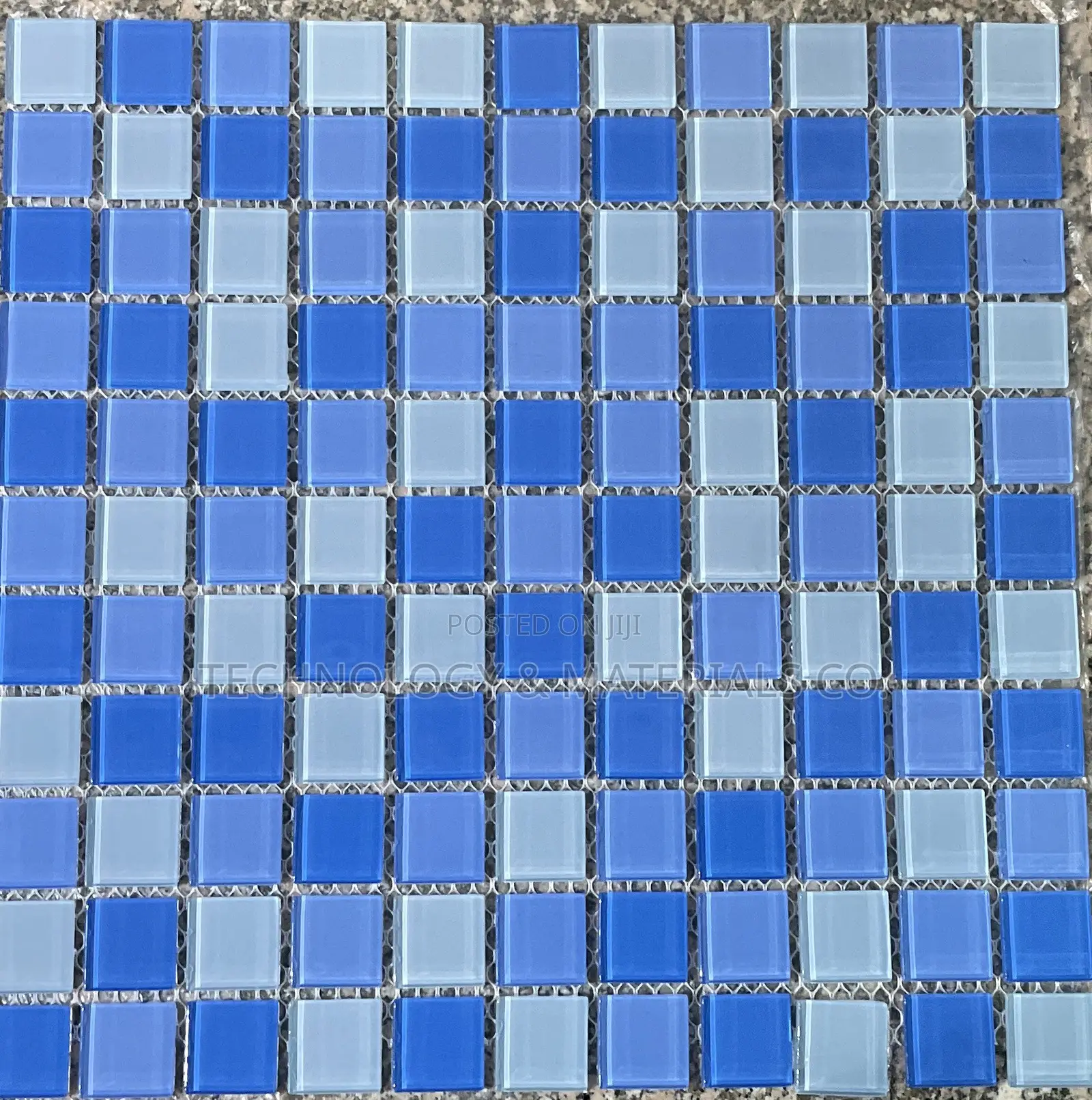 Swimming Pool Bkue Mosaic Tiles