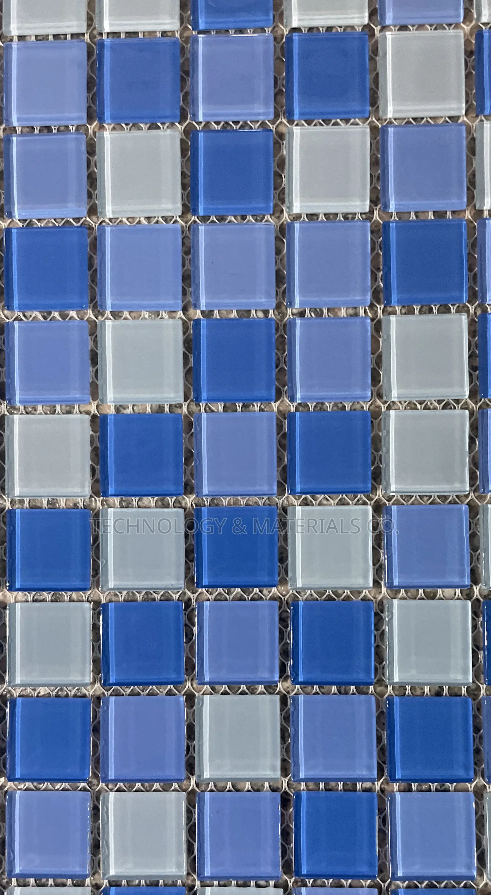 Swimming Pool Bkue Mosaic Tiles