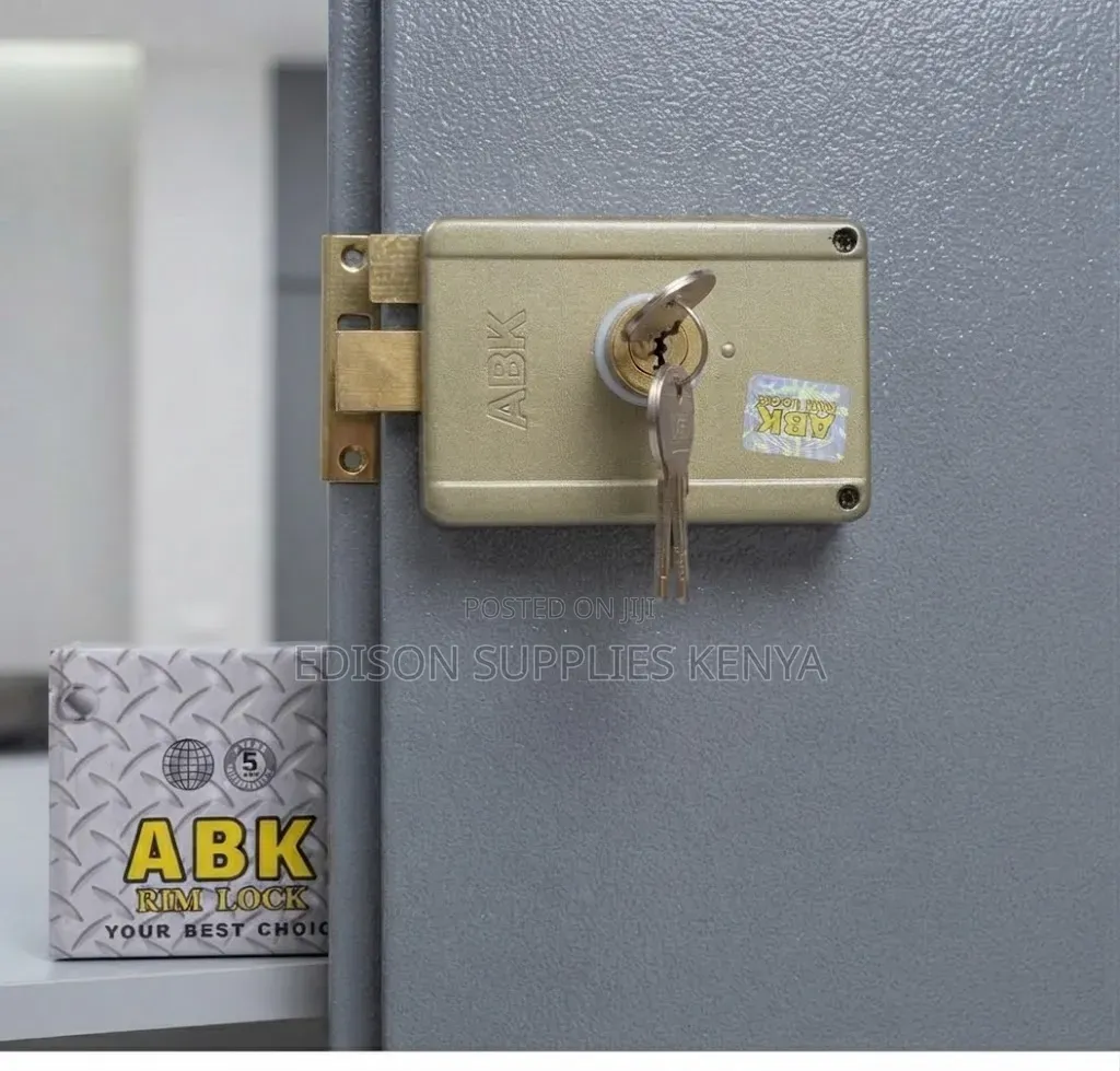 ABK Steel Rim Lock Gate Lock Deadbolt NightLatch Keyed