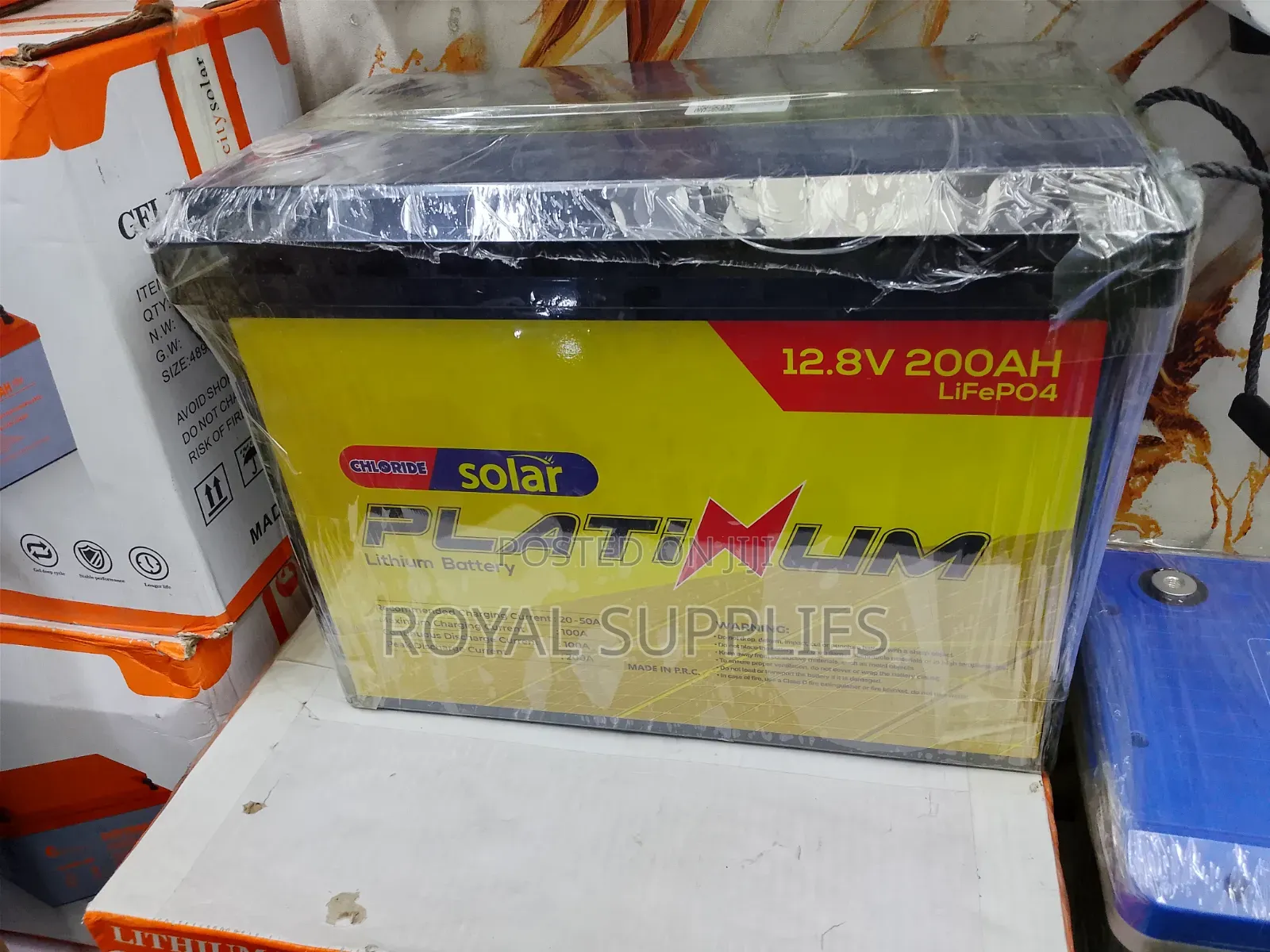 Platinum by Chloride Solar 200ah Lithium Battery