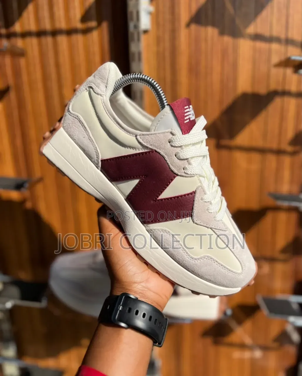 New Balance 327 Burgundy Sneakers
