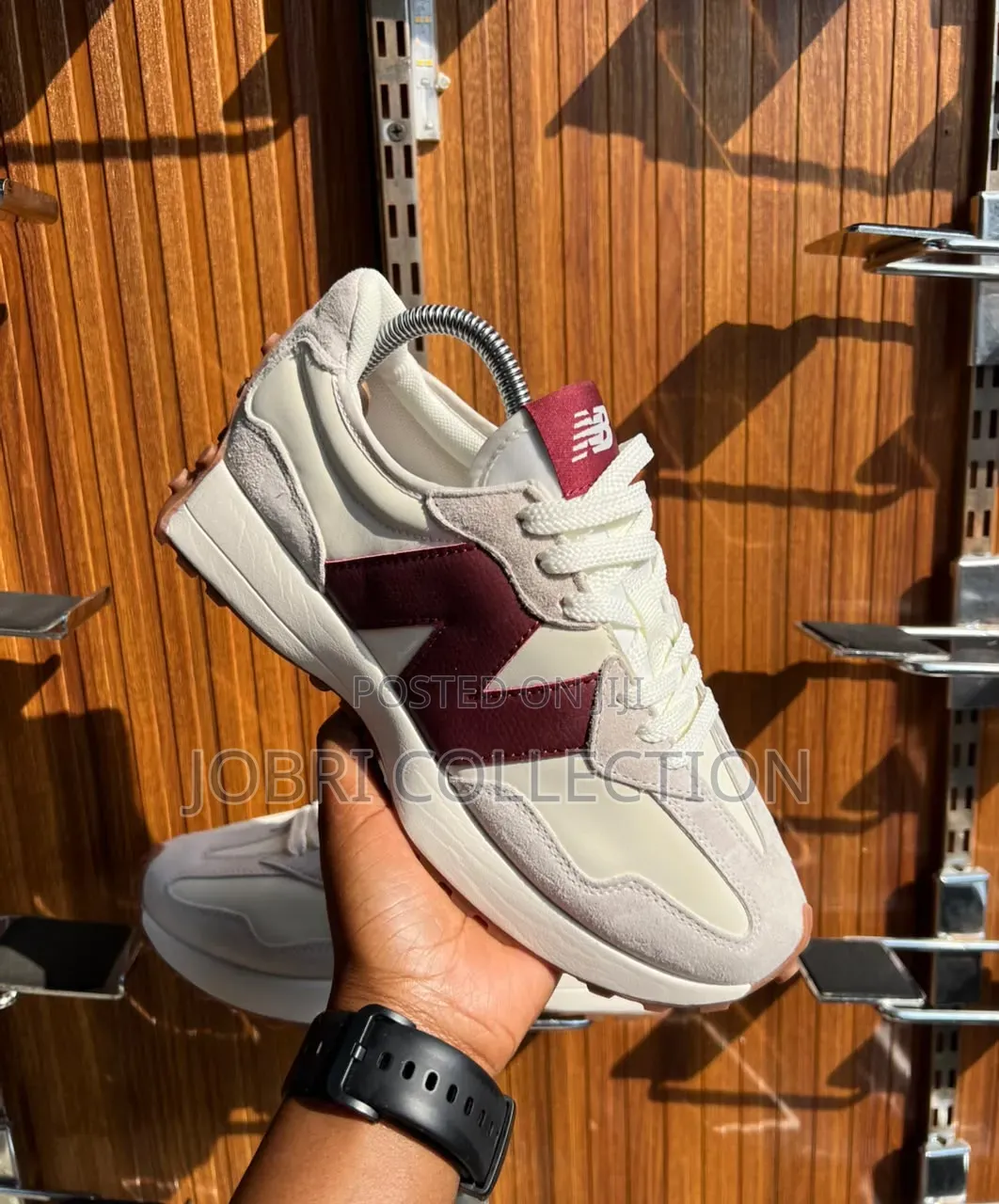 New Balance 327 Burgundy Sneakers
