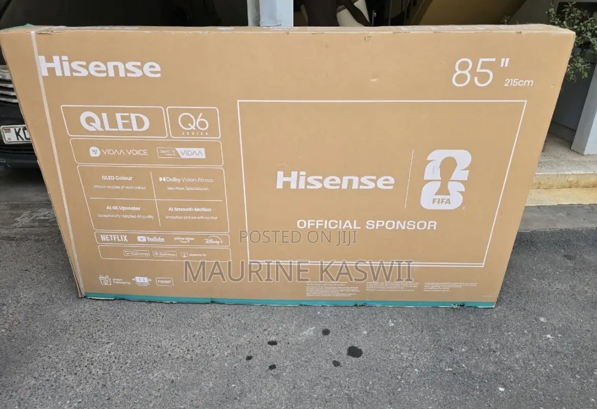Hisense 85” TV Qled 85q6qken(2026)