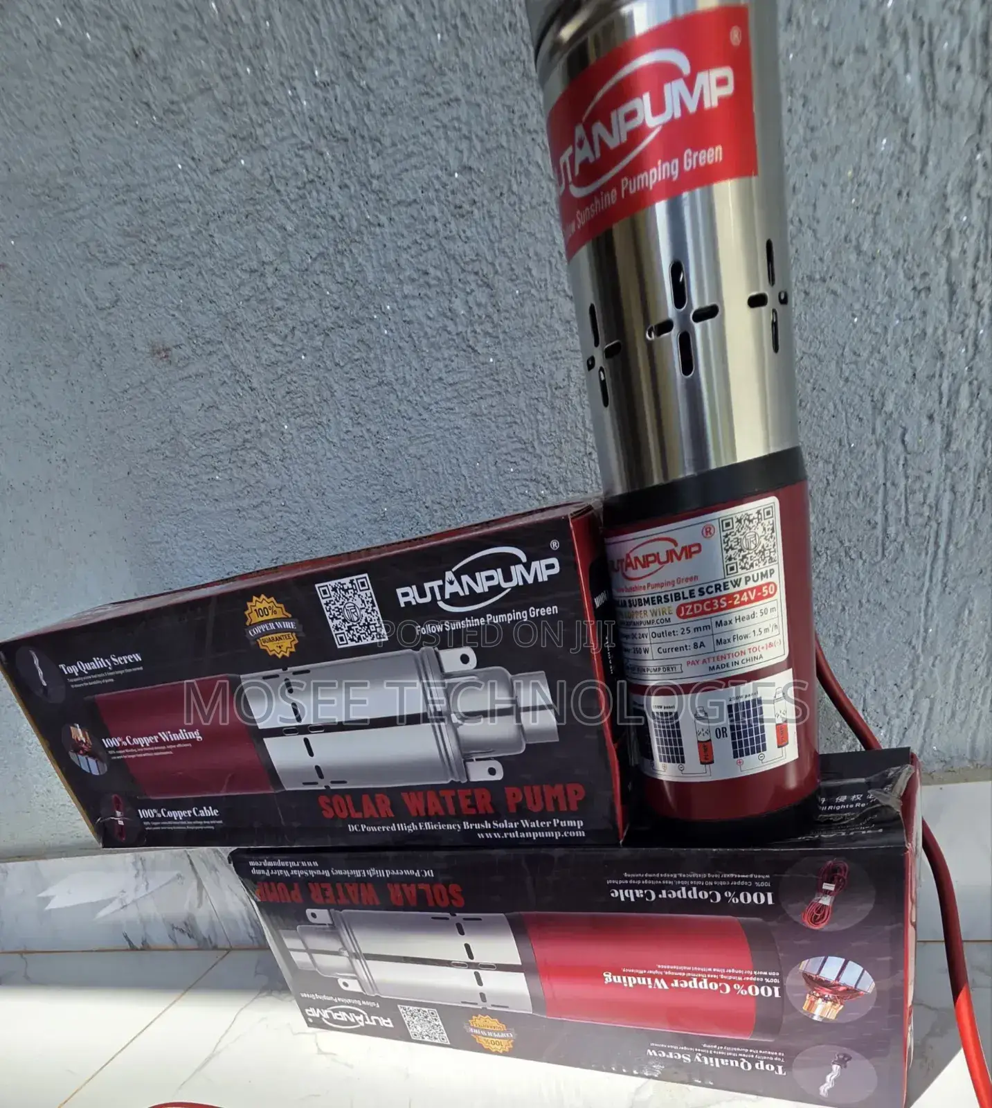 Rutan 250W Water Pump 50 Metre Head