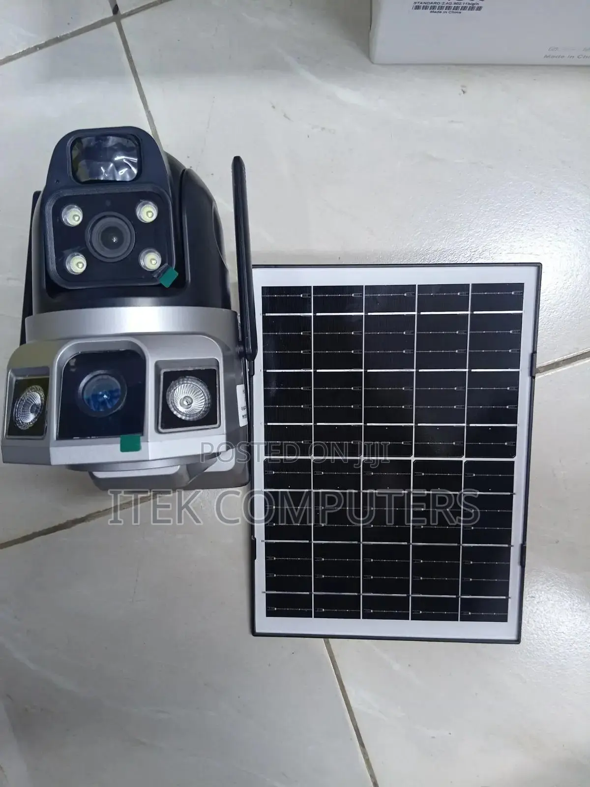 V380 Pro WiFi Solar Dual Lens Camera for Remote Outdoor Home Solutions