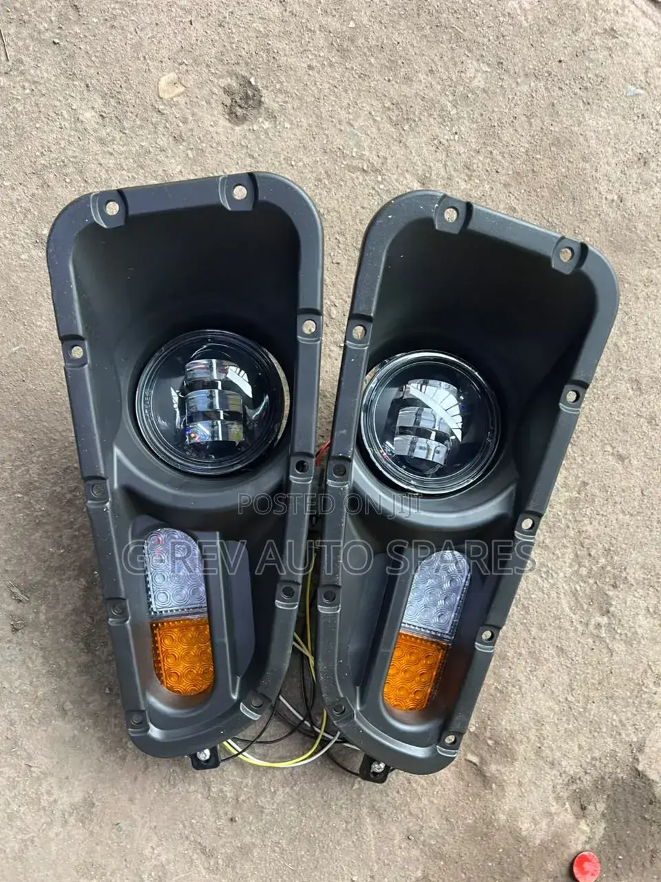 Landcruiser Bullbar Foglights and Cover