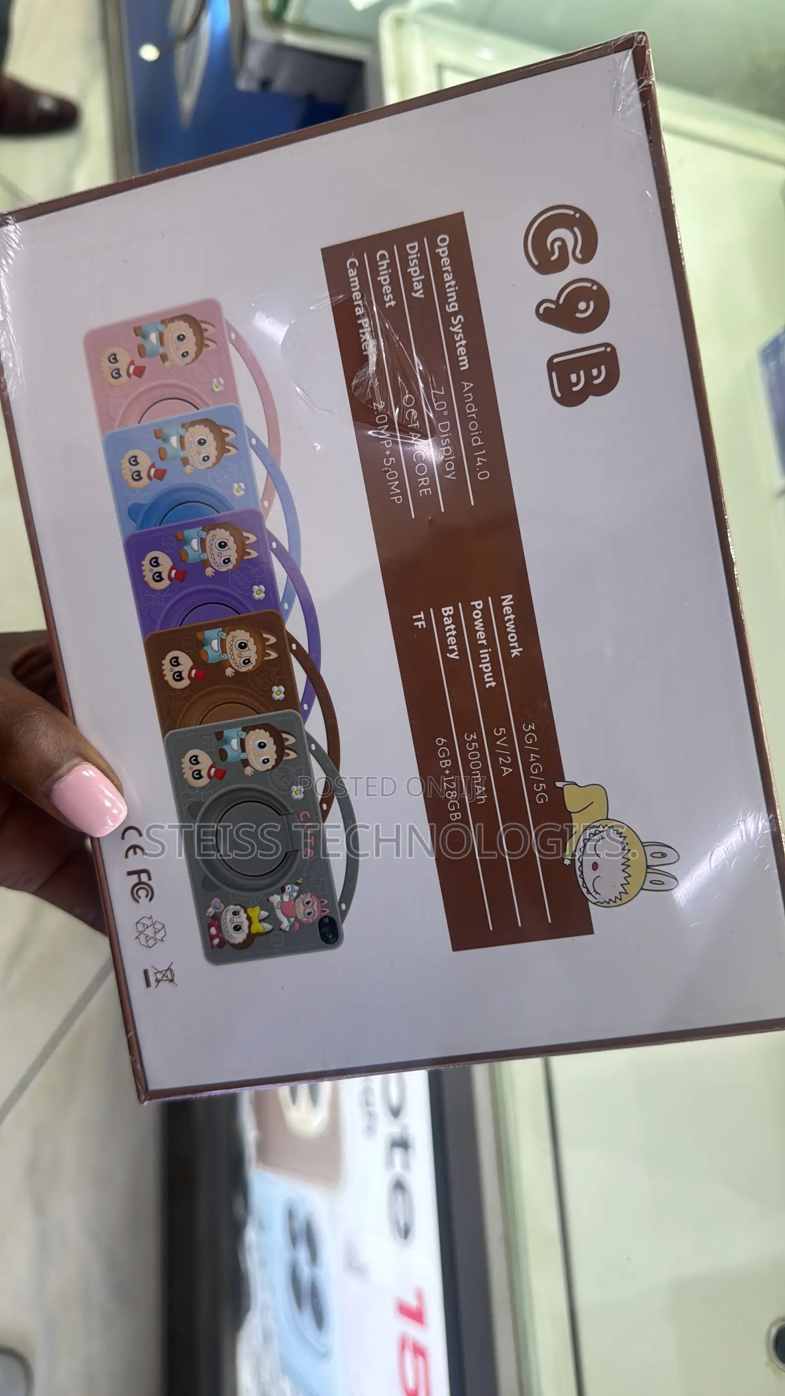 New Tablet 128 GB Pink
