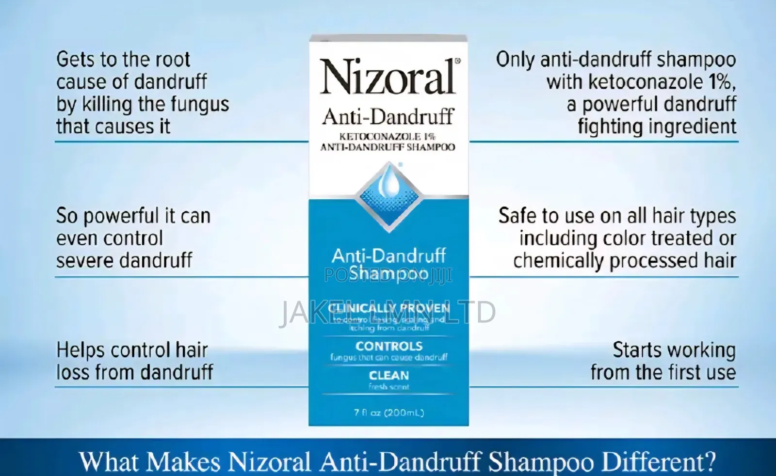 Nizoral Anti-Dandruff Shampoo With Ketoconazole 1%,