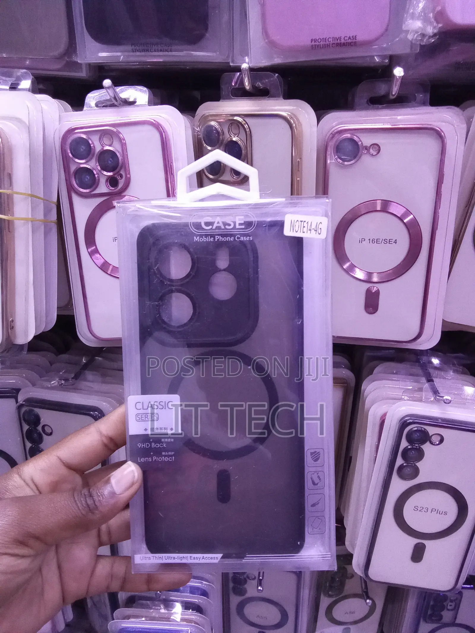 Magnetic Translucent Infinix Hot 40 /Note 40 4G Magsafe Case With Lens