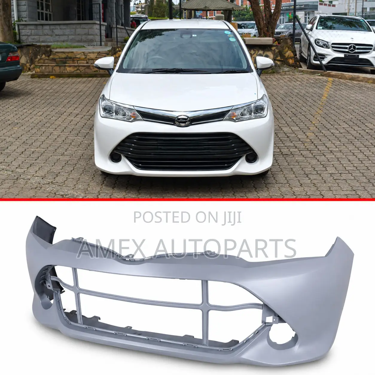 Front Bumper Toyota Axio Fielder NKE165 2017 Onwards