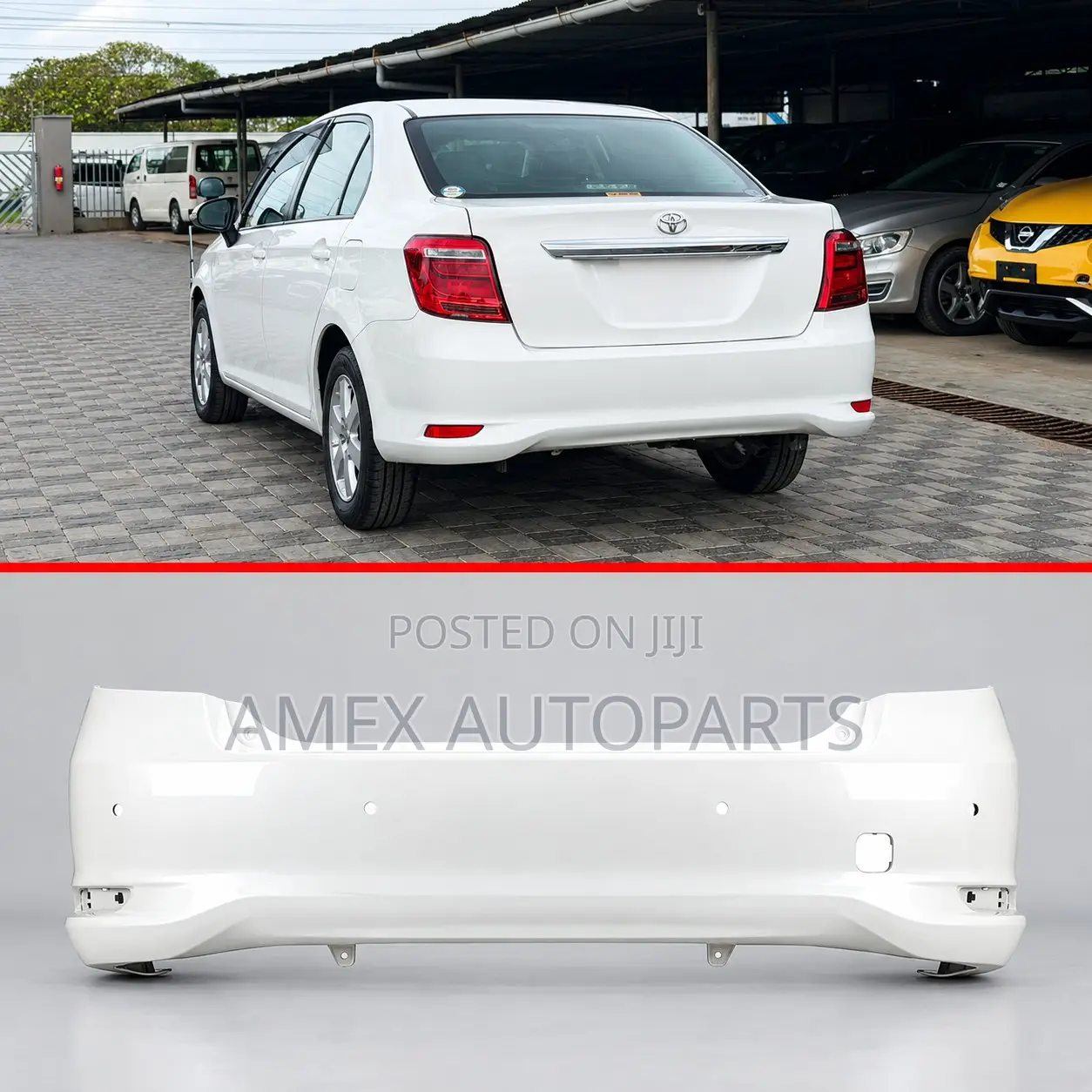 Rear Bumper Toyota Axio Saloon 2015-2018 Model