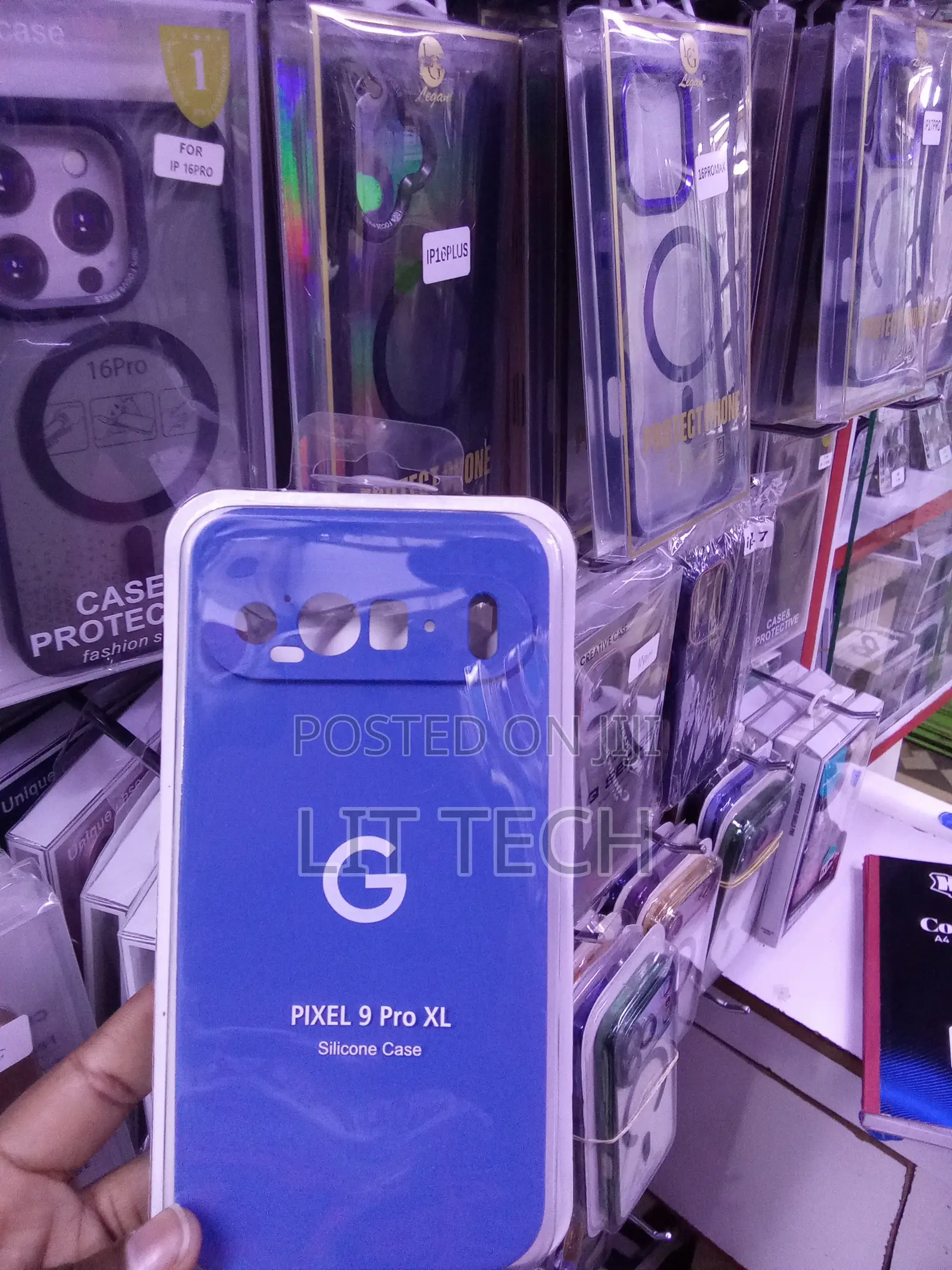 Royal Blue Variant of the Google Pixel 9 Pro XL Silicone Case