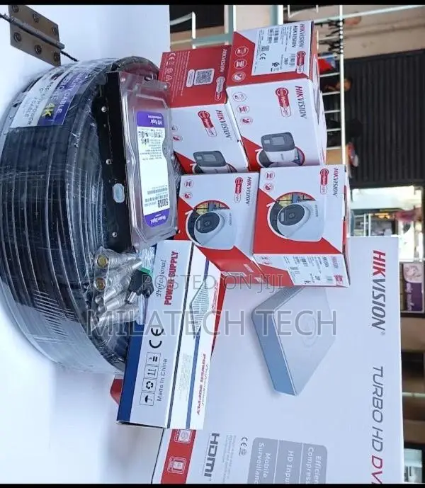 4 Camera CCTV Complete Security System