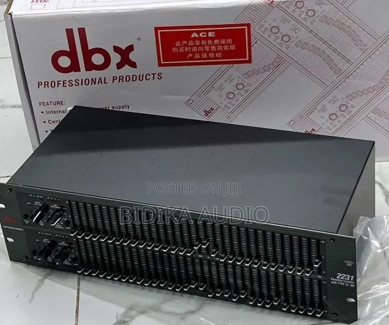 DBX 2231 Dual Channel Audio Equalizer Safety Limiter
