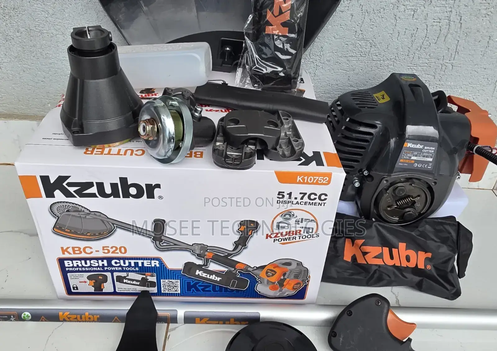 Kzubr 2-Stroke Petrol Weed Trimmer & Grass Cutter
