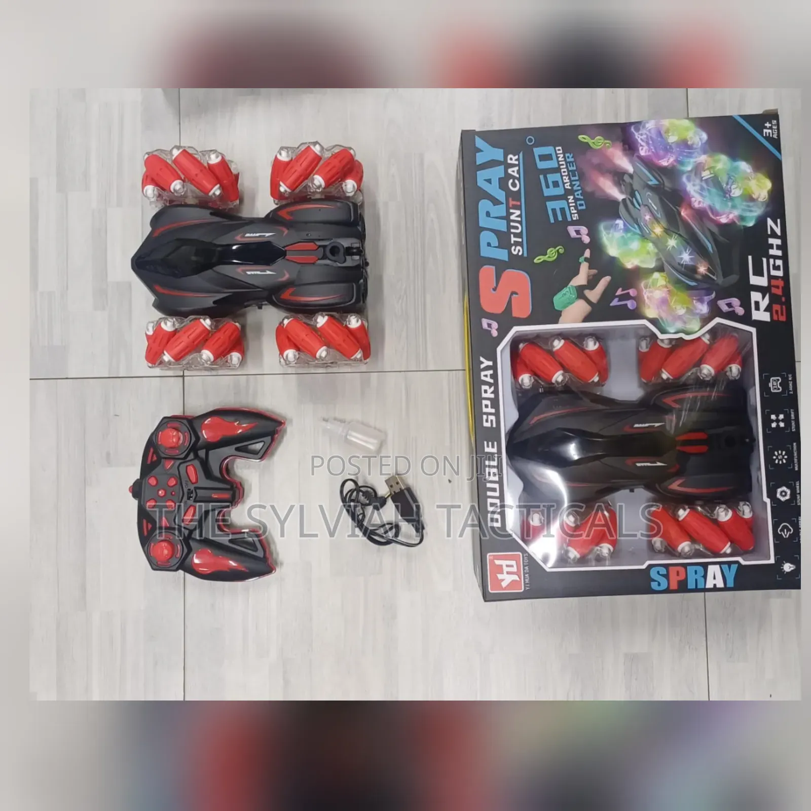 *Spray Stunt Car* *Colour Red and Black*