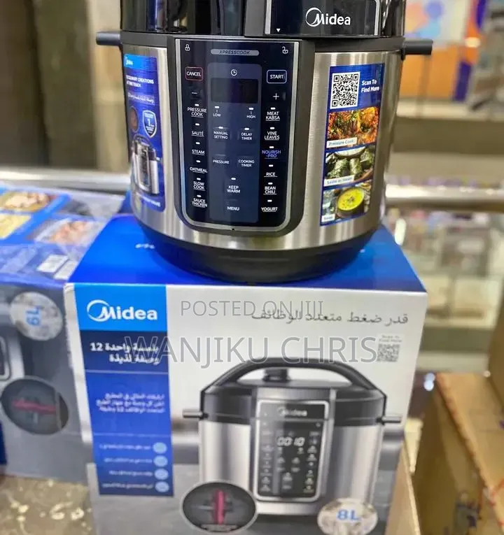 Midea Stainless Pressure Cooker 8L