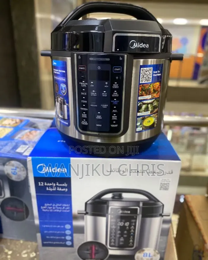 Midea Stainless Pressure Cooker 8L