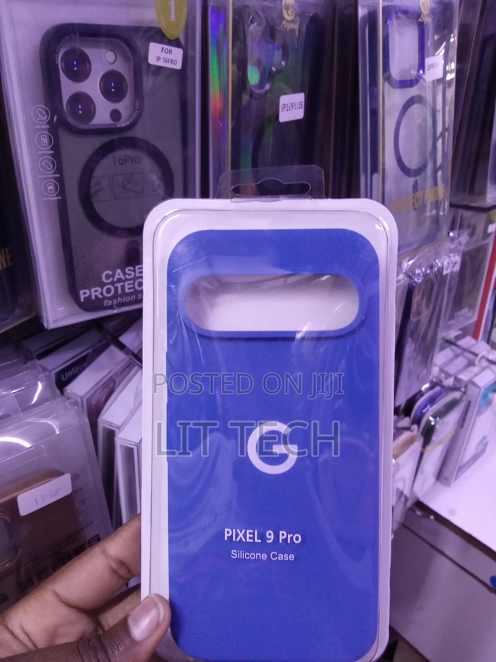 Google Pixel 9 Pro Liquid Silicone Vibrant Royal Blue Soft Case