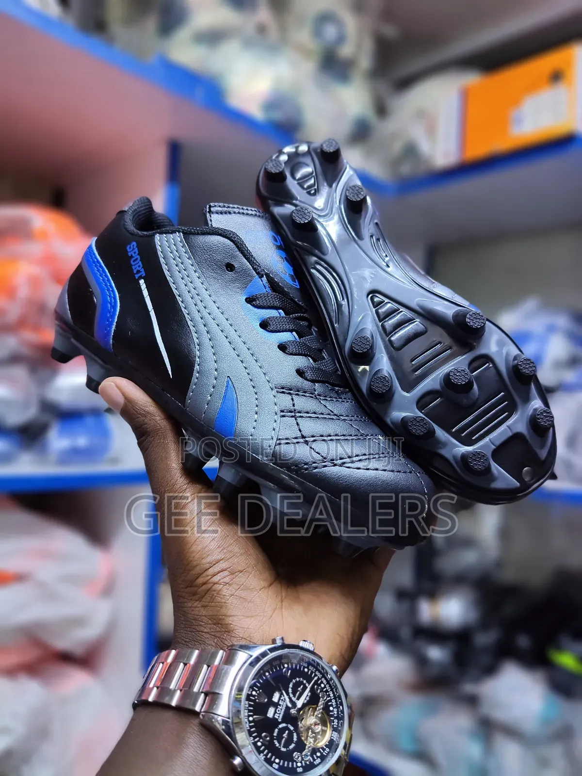 Size 31-35 Soccer Boots for Kids, Kids Football Shoes