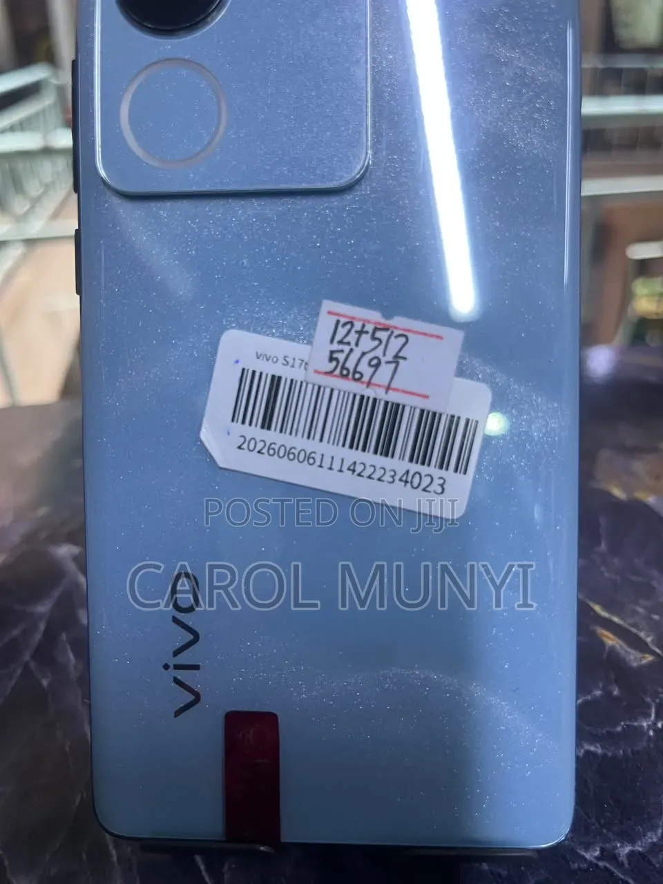 New Vivo S17t 512 GB Blue