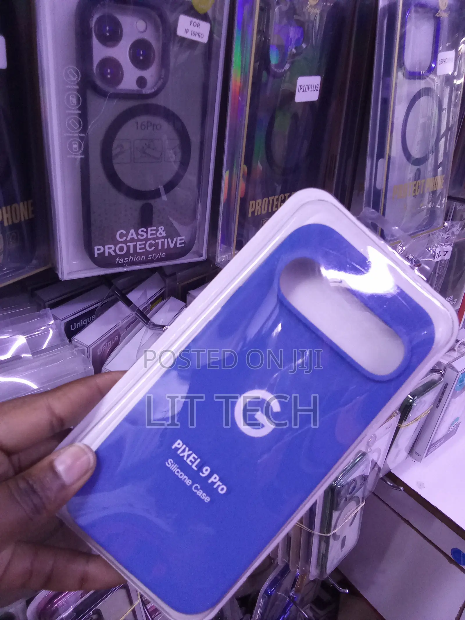 Google Pixel 9 Pro Liquid Silicone Vibrant Royal Blue Soft Case