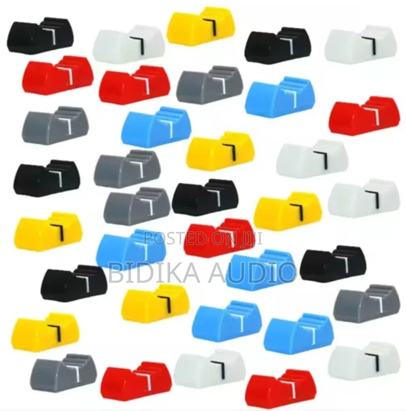 Replacement Multi-Color Fader Caps for Audio Mixing Consoles