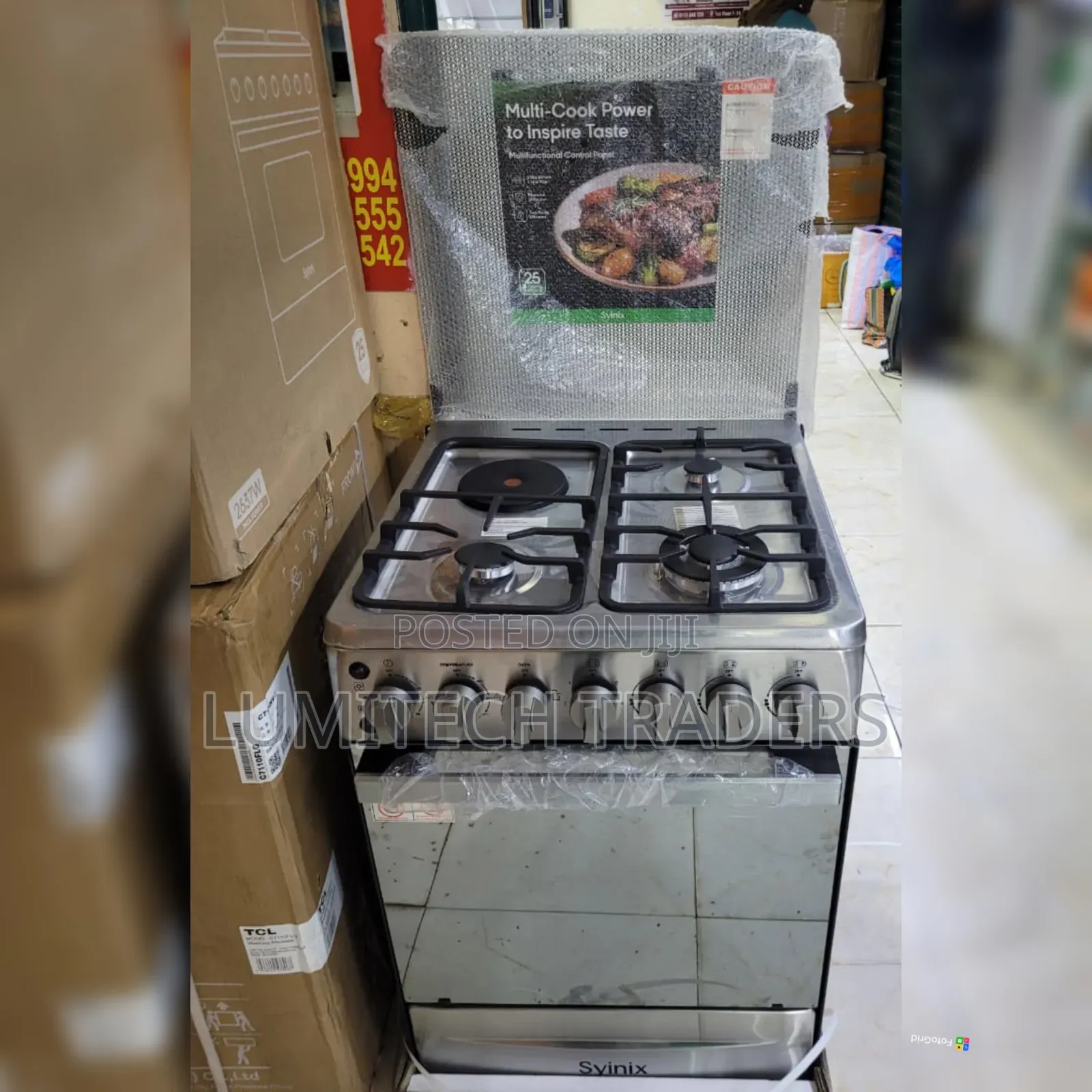 Syinix 60by 60 3+1 With Electric Oven Q60gc5