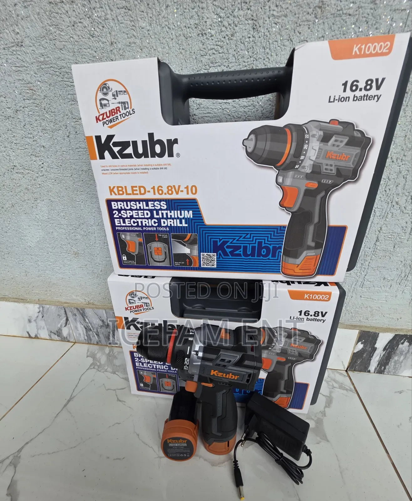 Kzubr Cordless Drill/26.8v Rechargeable Drill